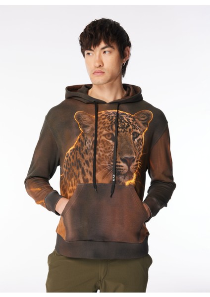 Kapüşon Yaka Çok Renkli Erkek Sweatshırt 24EU1M0E0236322_SWEAT-SHIRT modelleri