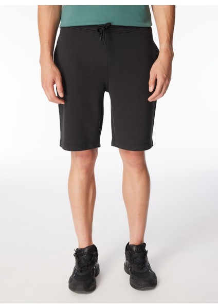 Normal Siyah Erkek Sweat Şort K8122JW_ERIK