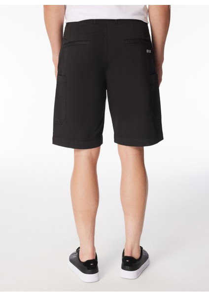 Normal Siyah Erkek Şort 24EU1M0D011P113_WOVEN Knee Pant indirimleri