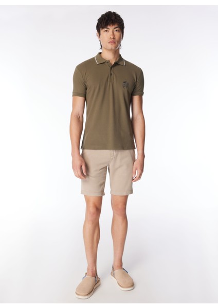 Düz Kahve Erkek Polo T-Shirt 24EU1P0F101P420_POLO T-Shirt fiyatları