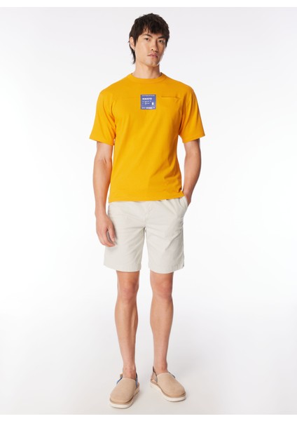 Bisiklet Yaka Çok Renkli Erkek T-Shirt K5127FW_FANTOME Prınt - Pocket modelleri