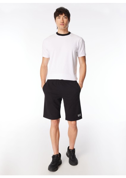 Siyah Erkek Sweat Şort 8NPS02PJ05Z