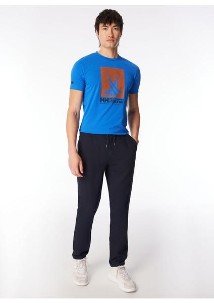 Gmg Fırenze Lastikli Bel Dar Paça Regular Fit Lacivert Erkek Pantolon GU24MSS01013