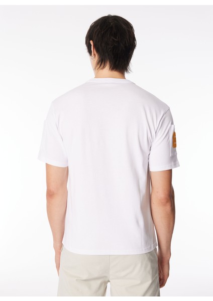 Bisiklet Yaka Turuncu Erkek T-Shirt K5127JW_FANTOME Sleeve Pocket indirimleri