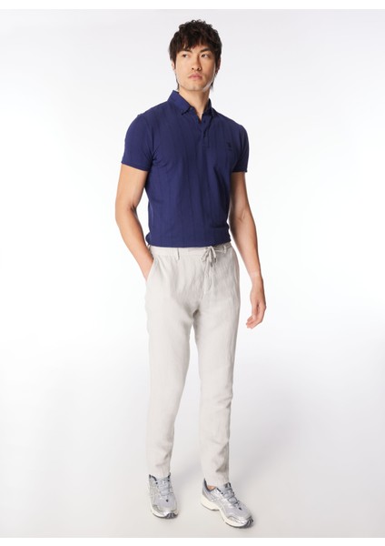 Gmg Fırenze Lastikli Bel Dar Paça Regular Fit Gri Erkek Pantolon GU24MSS01013