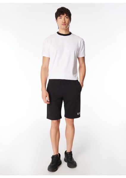 Siyah Erkek Sweat Şort 8NPS02PJ05Z