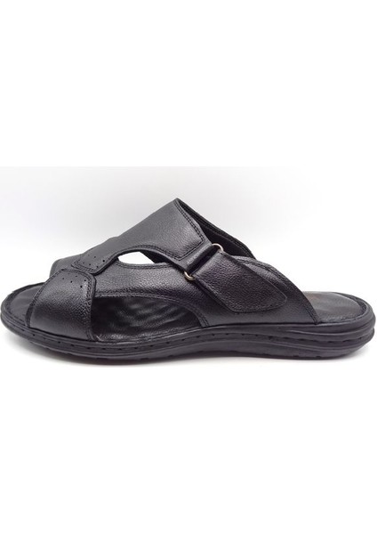 Büyük Numara Siyah Erkek Terlik CT4388