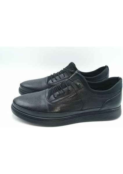 King Shoes 4390 Siyah Büyük Numara Rahat Erkek Ayakkabı modelleri