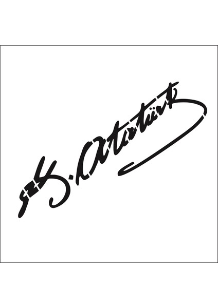 Stencil Sarayi Boyama Şablon Atatürk - 8017
