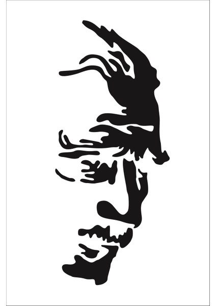 Stencil Sarayi Boyama Şablon Atatürk - 8485