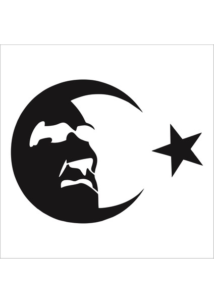 Stencil Sarayi Boyama Şablon Atatürk - 8484