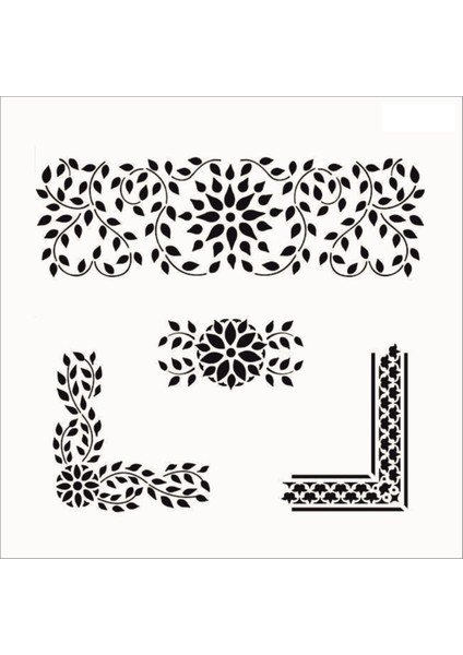 Stencil Sarayi Boyama Şablon Bordür - 8140