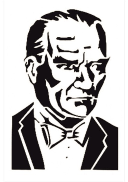Stencil Sarayi Boyama Şablon Atatürk - 8112