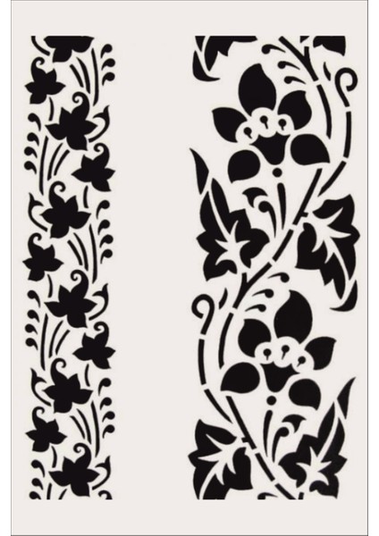 Stencil Sarayi Boyama Şablon Bordür - 8656