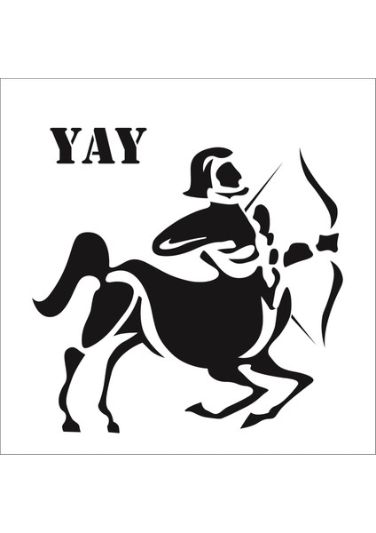 Stencil Sarayi Boyama Şablon Burçlar - 1308