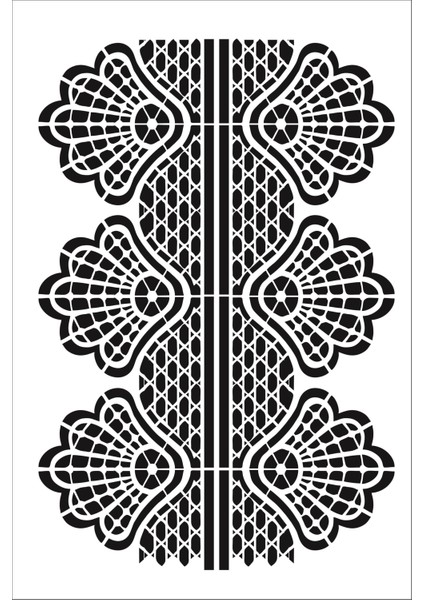 Stencil Sarayi Boyama Şablon Bordür - 4774