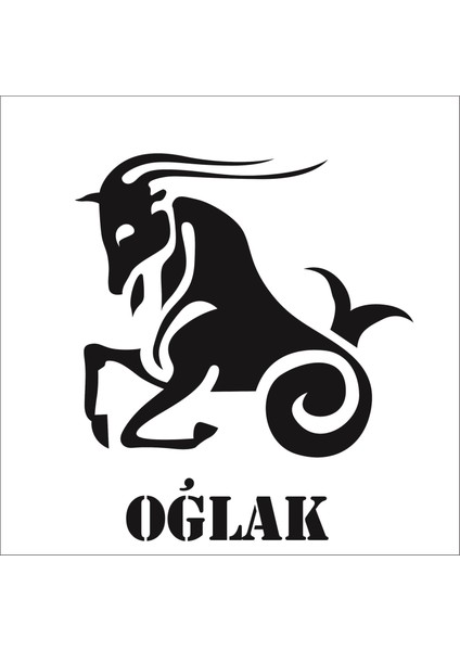 Stencil Sarayi Boyama Şablon Burçlar - 1309