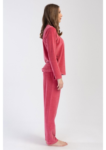 Kadın Kadife Uzun Kol Pijama Takım , 403092 modelleri