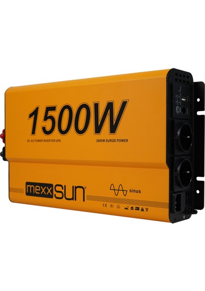 Tam Sınüs Ups (Remote Ekran) 12V 1500W