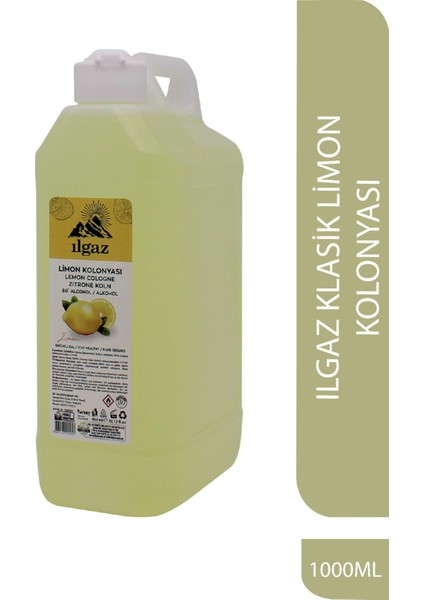 Klasik 60 Derece Limon Kolonyası 1000 ml