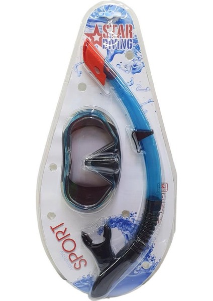 ÇNR-51712 - Maske Set Pc - Star Dıvıng (Lisinya)