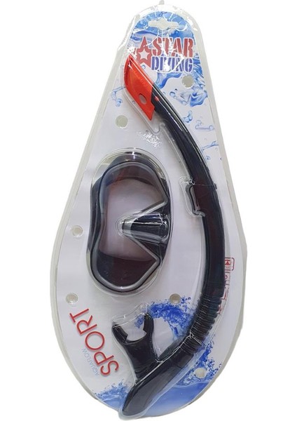 ÇNR-51712 - Maske Set Pc - Star Dıvıng (Lisinya)
