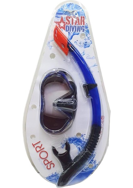 ÇNR-51712 - Maske Set Pc - Star Dıvıng (Lisinya)