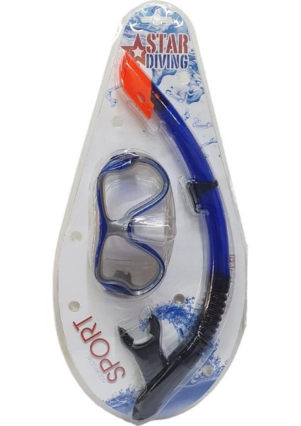 ÇNR-51715 - Maske Set Pc - Star Dıvıng (Lisinya)