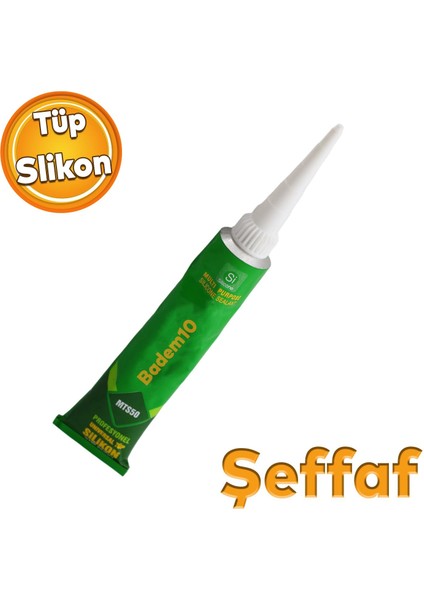 Universal Genel Amaçlı Sızdırmaz Silikon Tüp Şeffaf 50 Mlsüper Elastik Hızlı Kurur