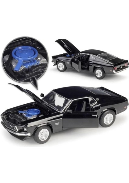 1969 Ford Mustang Boss 429 1:24 Model Araba