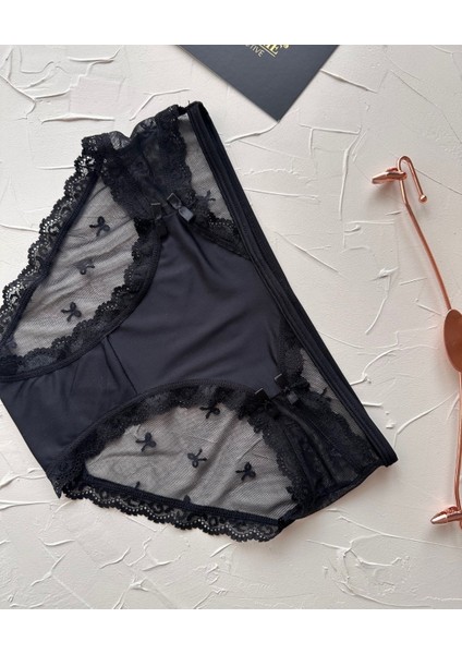 Arya Japon Style Arkası Tül Cut-Out Dantel Detaylı Cheeky KÜLOT/SLIP-2853 fiyatları