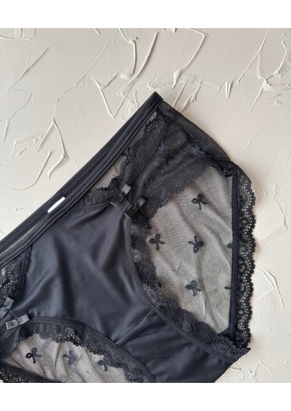 Arya Japon Style Arkası Tül Cut-Out Dantel Detaylı Cheeky KÜLOT/SLIP-2853 modelleri