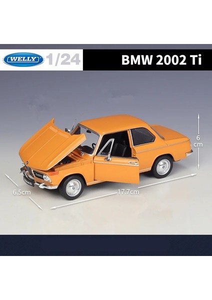 Trust Store 2002 Model Bmw Ti Turuncu 1/24 Model Araba Koleksiyon