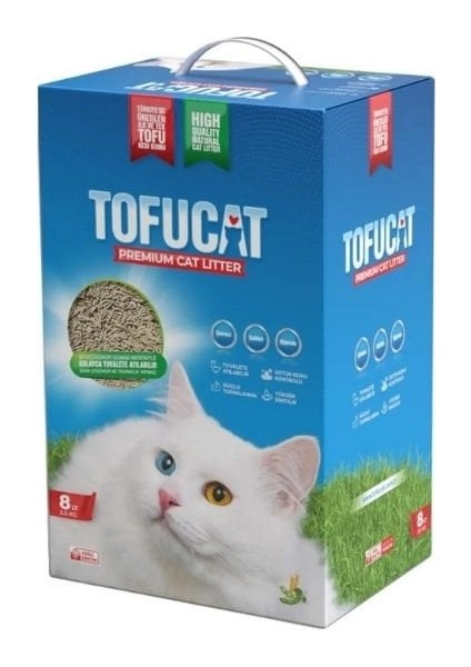 Tuvalete Atılabilen Koku Hapsedeci Topaklanan Doğal Kedi Kumu 8 Lt