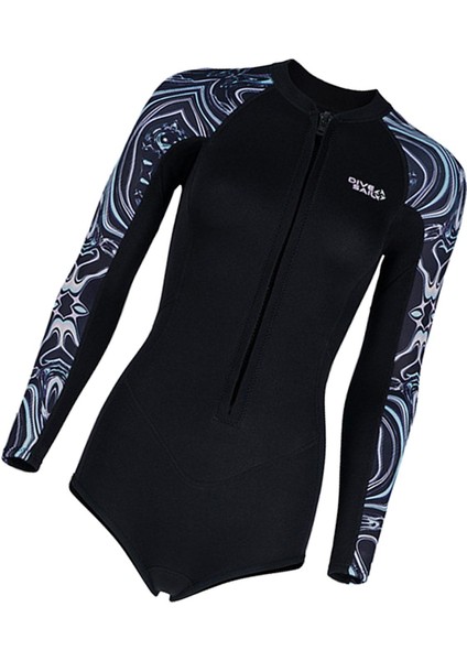 Kadın Shorty Wetsuit Neopren Su Geçirmez Ön Mayo Xl (Yurt Dışından)