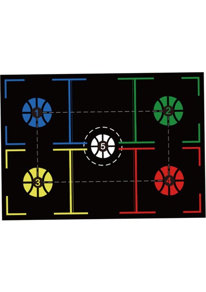 Basketbol Eğitim Mat Sessiz Basketbol Uygulama Mat Basketbol Dribble 120CMX89CM (Yurt Dışından) fırsatları