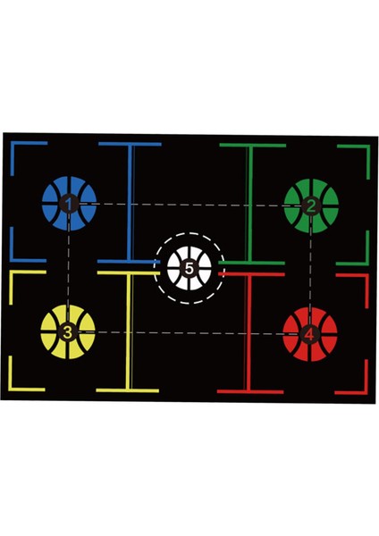 Basketbol Eğitim Mat Sessiz Basketbol Uygulama Mat Basketbol Dribble 107CMX76CM (Yurt Dışından)