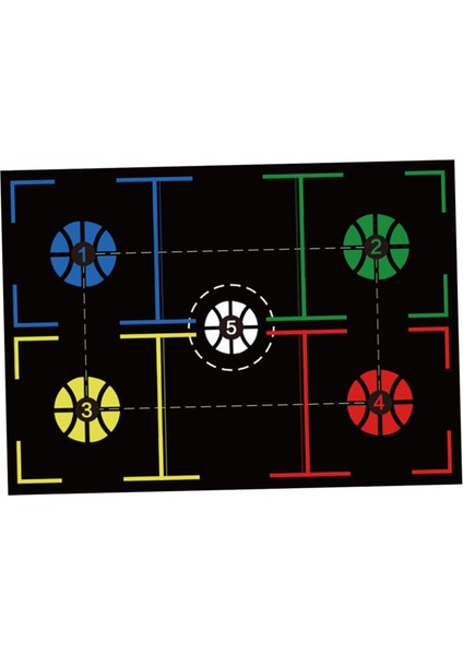 Basketbol Eğitim Mat Sessiz Basketbol Uygulama Mat Basketbol Dribble 107CMX76CM (Yurt Dışından) fiyatları