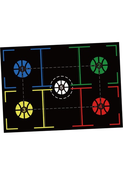 Basketbol Eğitim Mat Sessiz Basketbol Uygulama Mat Basketbol Dribble 94CMX67CM (Yurt Dışından) indirimleri
