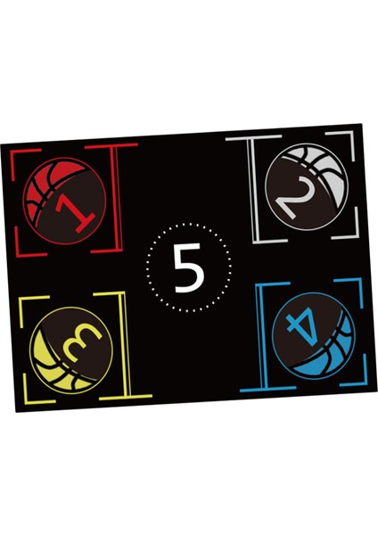 Basketbol Eğ Matı Sessiz Basketbol Eğ Matı B 94CMX67CM (Yurt Dışından)