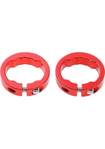2x Alaşımlı Uçları Bağlantı Halkaları Irmızı 8mm (Yurt Dışından)