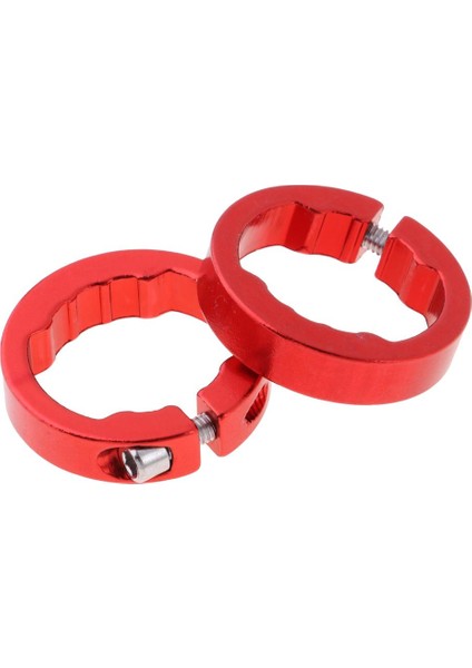 2x Alaşımlı Uçları Bağlantı Halkaları Irmızı 8mm (Yurt Dışından)