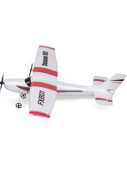 FX801 Uçak Cessna 182 Dıy Rc Uçak 2.4 Ghz 2ch Epp Zanaat Elektrikli Rc Planör Uçak Çocuklar Için Açık Sabit Kanatlı Uçaklar | Rc Uçaklar (Beyaz) (Yurt Dışından)