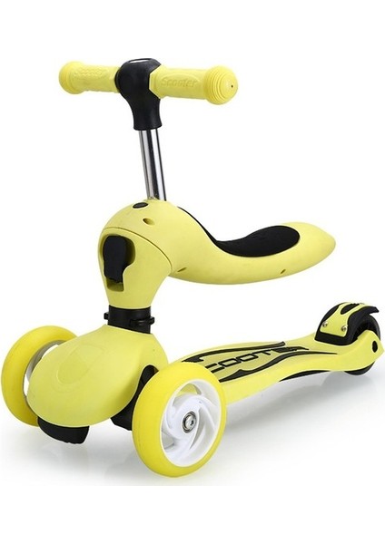 Buyfun 4 Tekerlekli Oturan Çocuk Scooter 1-2-6-8 Yaşında (Yurt Dışından)