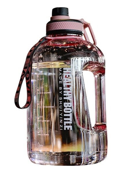 Eternal 2200ML Sızdırmaz Su Şişesi - Siyah (Yurt Dışından)