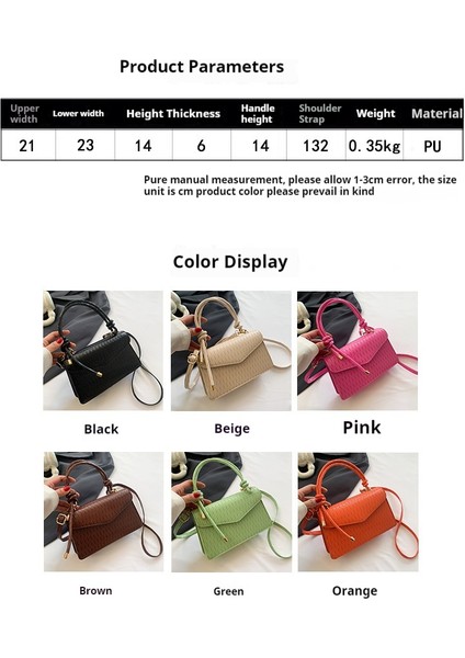 Kadın Çantaları Basit El Çantası Rahat Mizaç Omuz Crossbody Küçük Kare Çanta Kadın Çantası (Yurt Dışından) fırsatları
