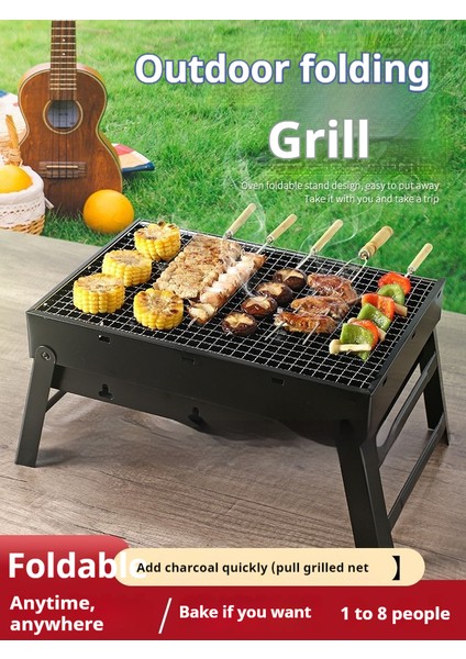 Barbekü Izgarası Açık Barbekü Izgarası Katlanır Barbekü Izgarası Ev Küçük Barbekü Izgarası (Yurt Dışından)