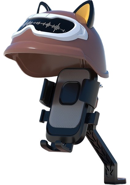 Cep Telefonu Tutacağı Motosiklet Cep Telefonu Tutucusu Yağmur Geçirmez Güneşlik Navigasyon Sabit Braketi (Yurt Dışından)