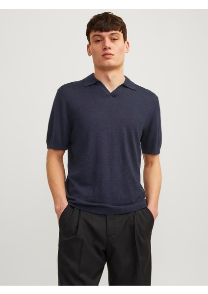 Jack & Jones Erkek Polo Yaka Rahat Kesim Tisört - Ccigor