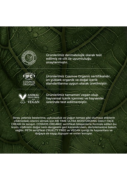 Organik Nemlendirici Günlük Yüz Bakım Kremi 50ml fırsatları